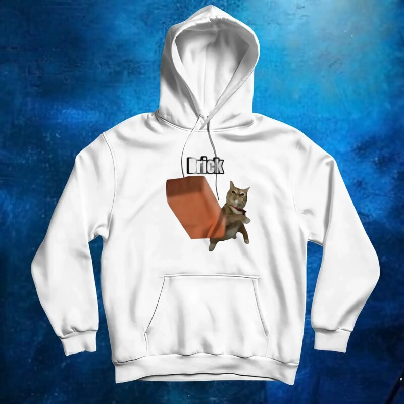 Cat throwing brick shirt