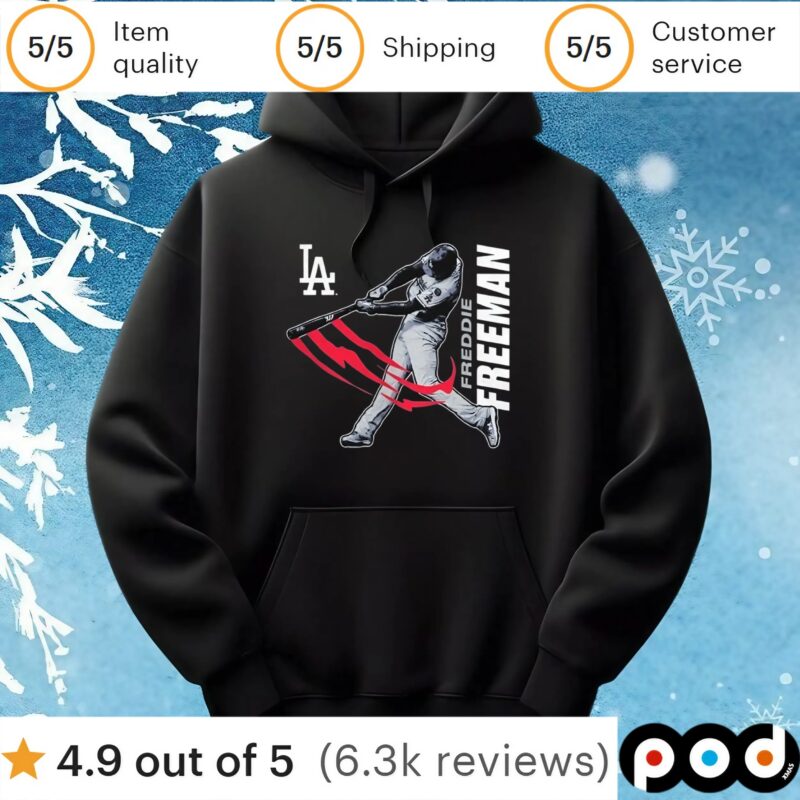 Freddie Freeman Los Angeles Dodgers player graphic t shirt