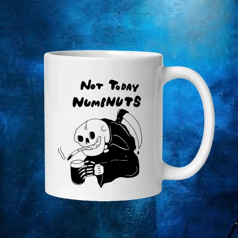 Grim Reaper smoke no today numbnuts t shirt