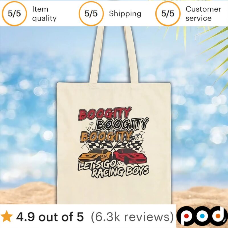 Boogity let’s go racing boys t shirt