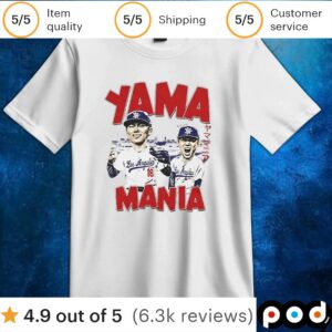 Yamamania Los Angeles Baseball T Shirt