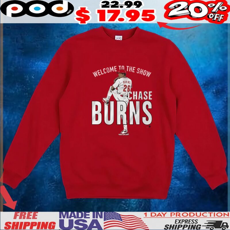 Chase Burns Welcome to the Show Pose T Shirt