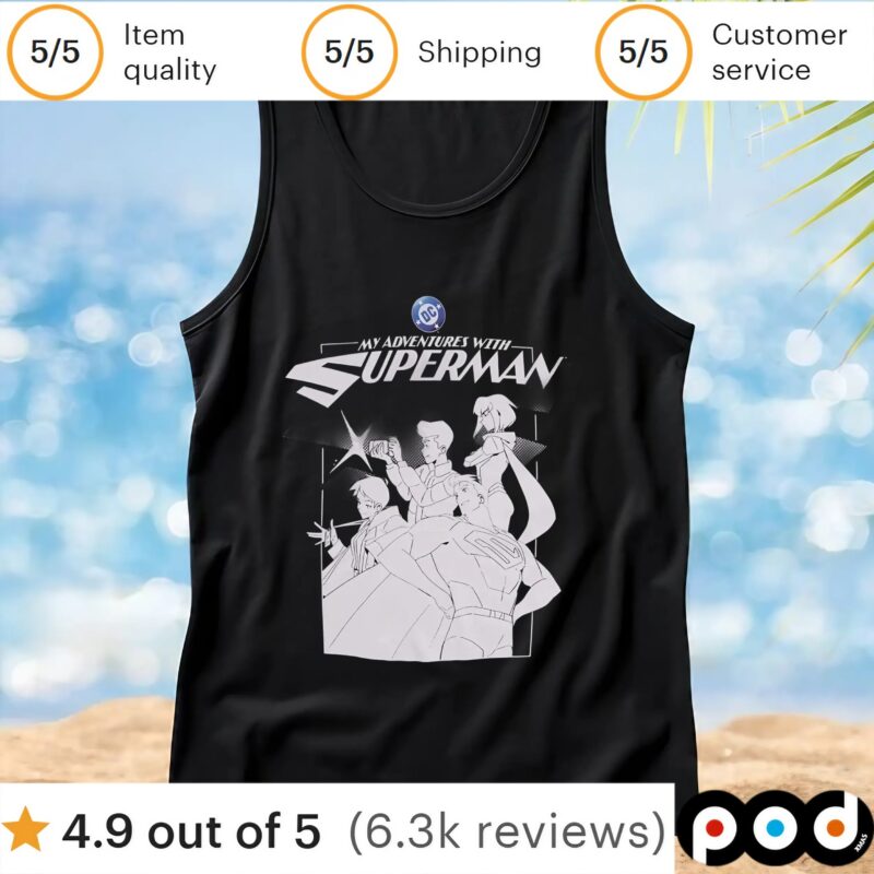 DC Comics My Adventures With Superman Group T Shirt