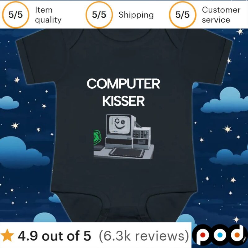Computer Kisser T Shirt