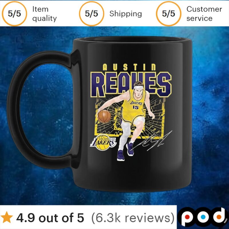 Austin Reaves Los Angeles Lakers shattered t shirt