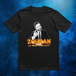 Zohran For New York City Vintage Style Zohran Mamdani T Shirt