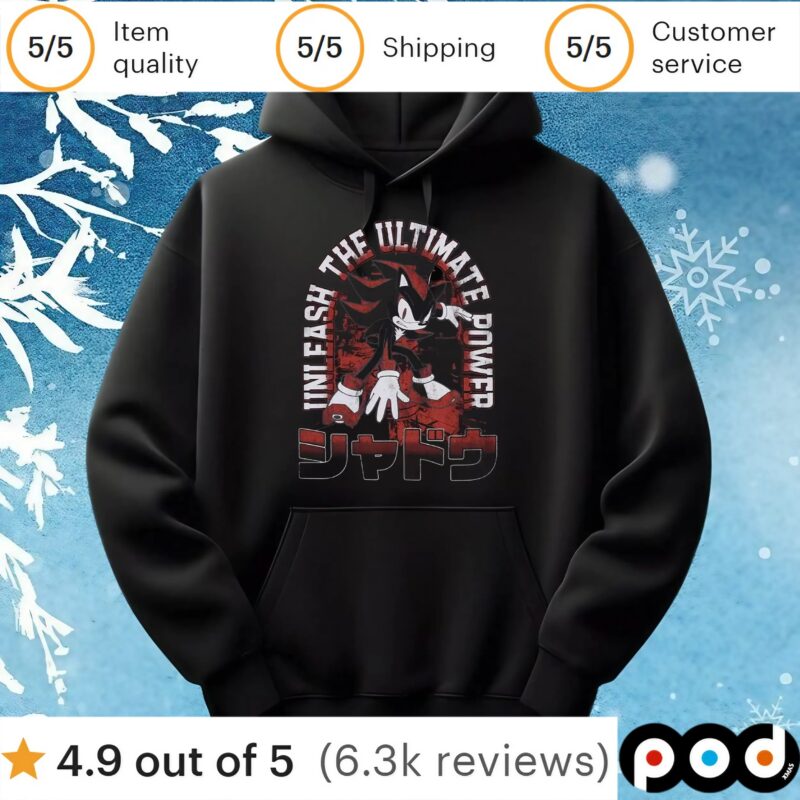 Sonic Shadow The Hedgehog Unleash The Ultimate Tower T Shirt