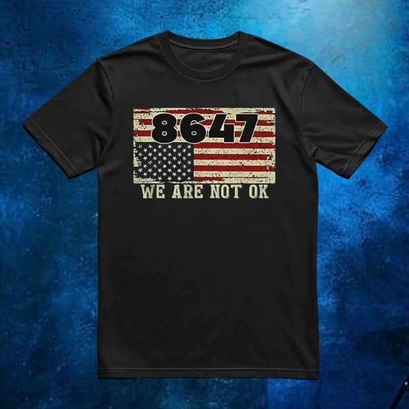 86 47 upside down we are not ok vintage t shirt
