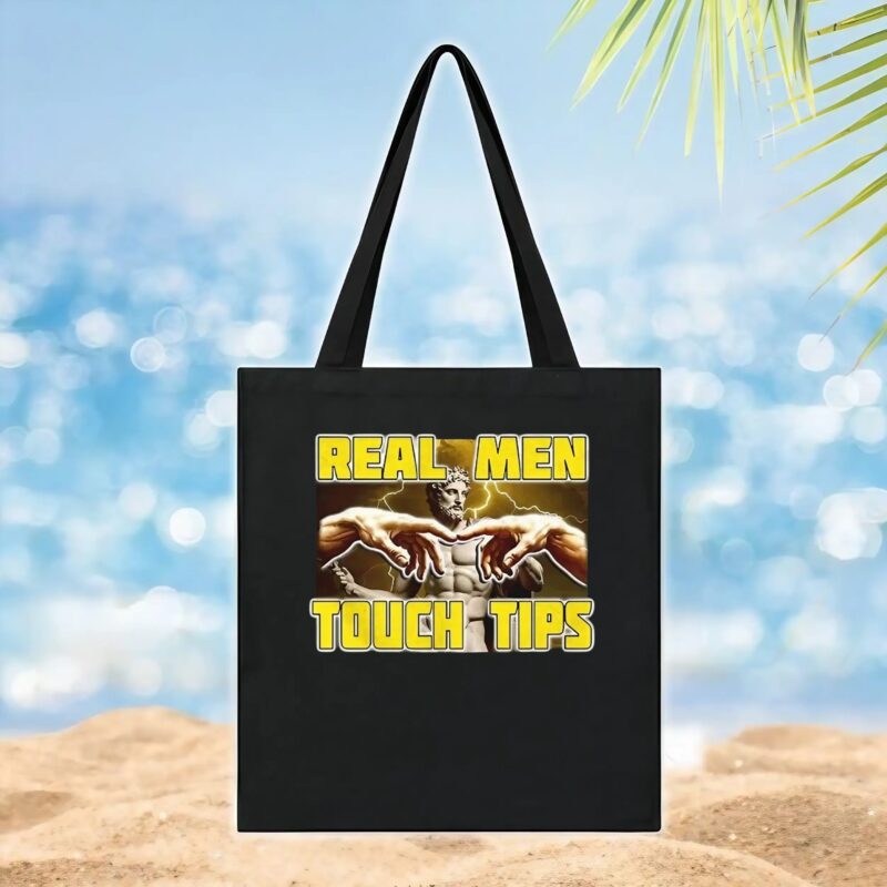 Real men touch tips t shirt