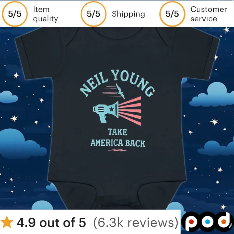 Neil Young take America back t shirt