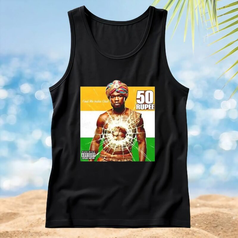 50 rupee 50 cent find me india club t shirt