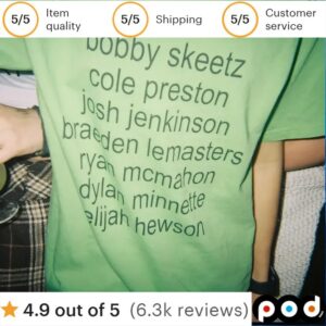 bobby skeetz cole preston josh jenkinson braeden lemasters t shirt