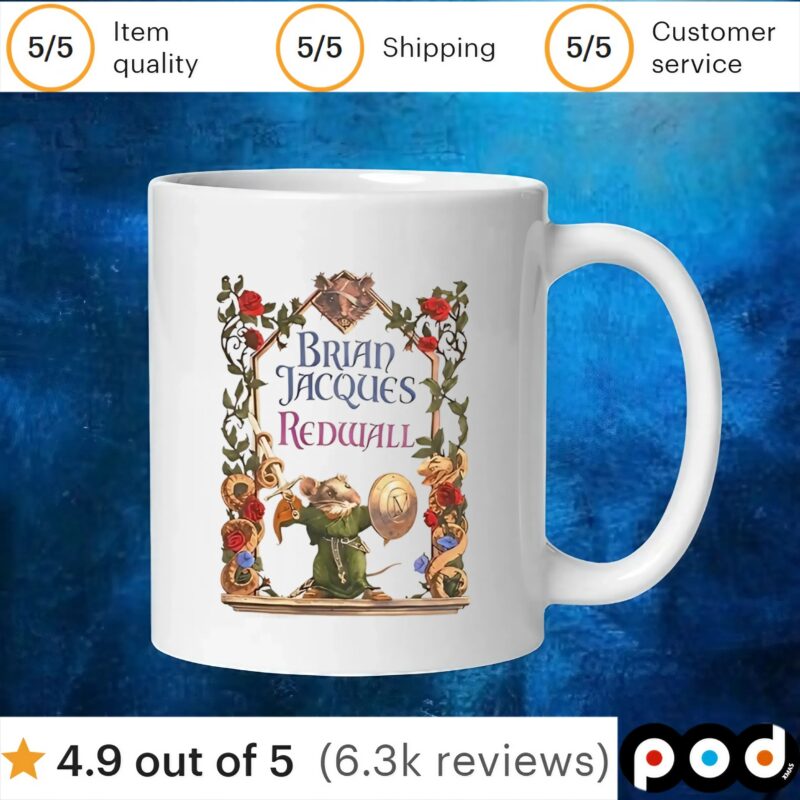 Brian Jacques Redwall Mouse t shirt
