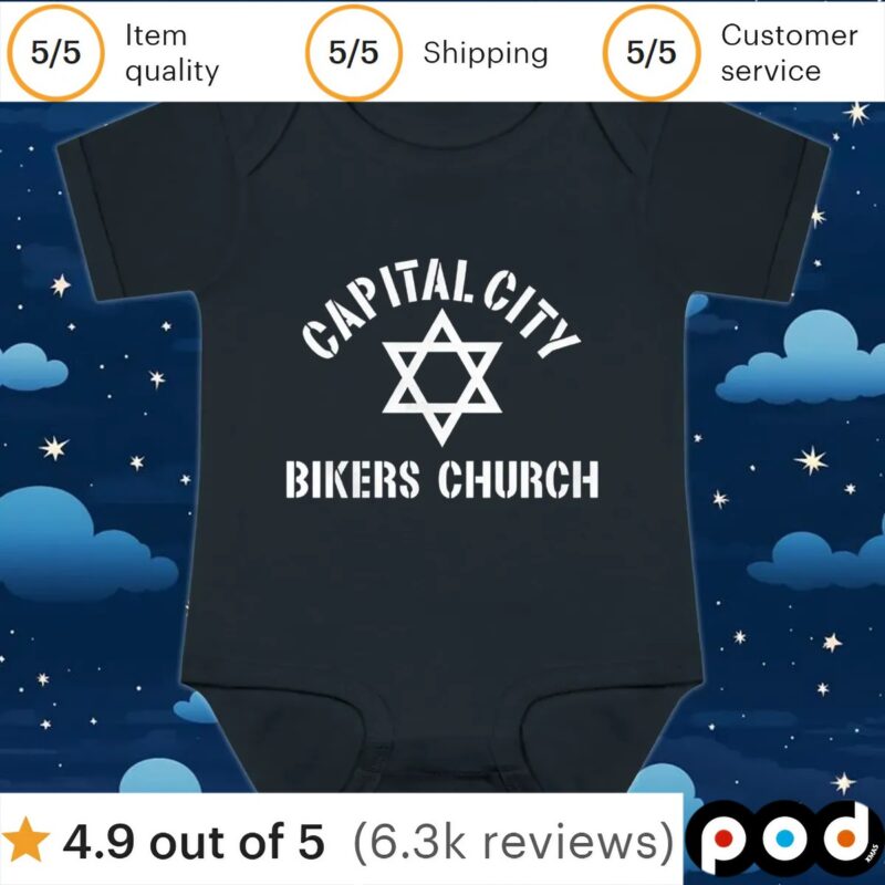 Capital city bikers church t shirt