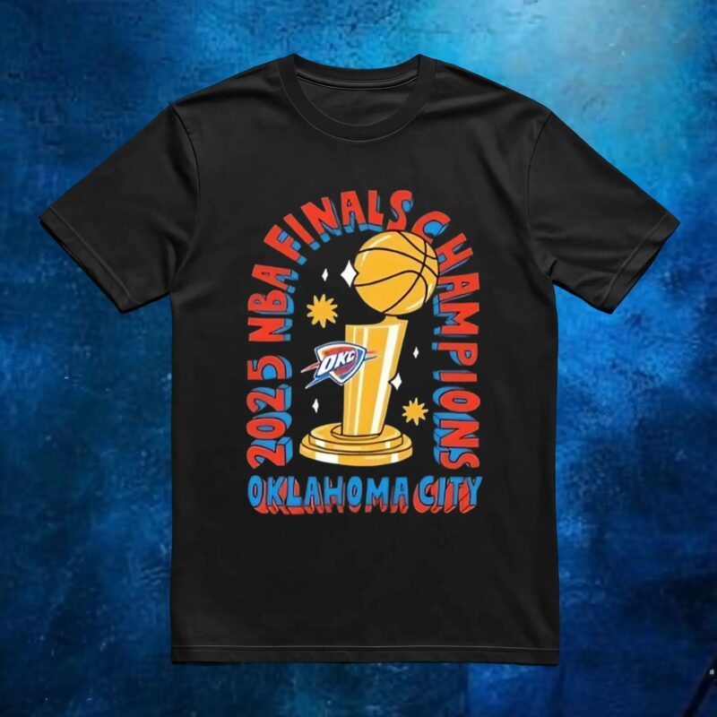 Oklahoma City Thunder 2025 Nba Finals Champions Cup T Shirt