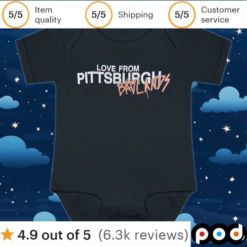 Love From Pittsburgh Bavlands T Shirt