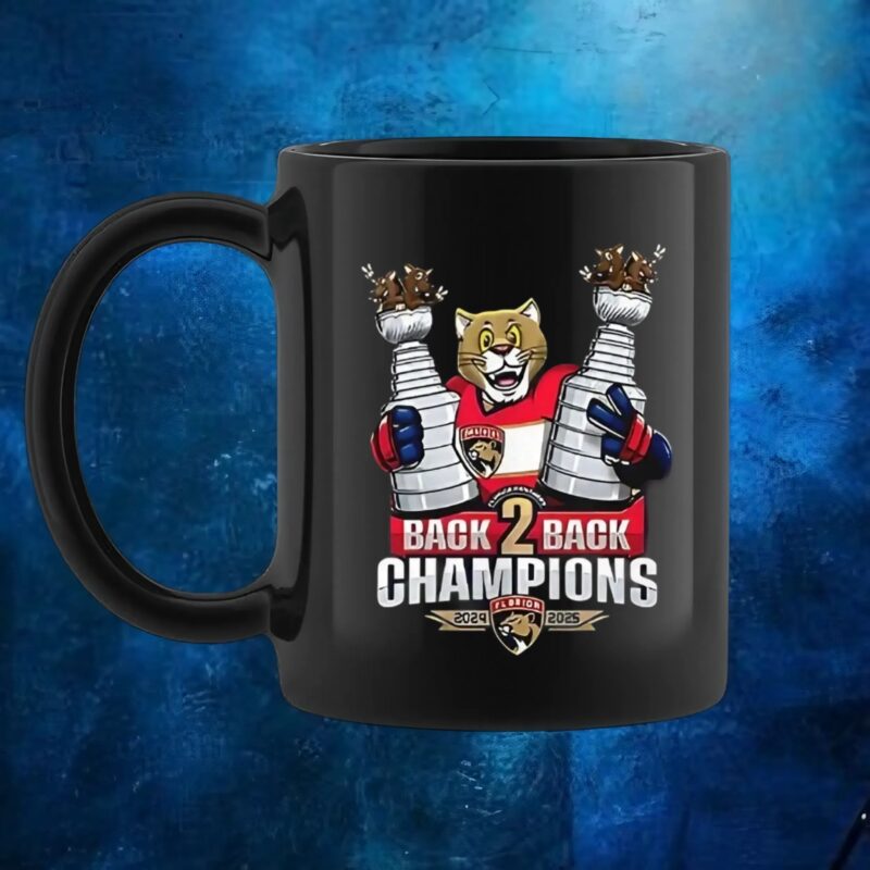 Florida Panthers back to back champions mascot 2024 2025 t shirt