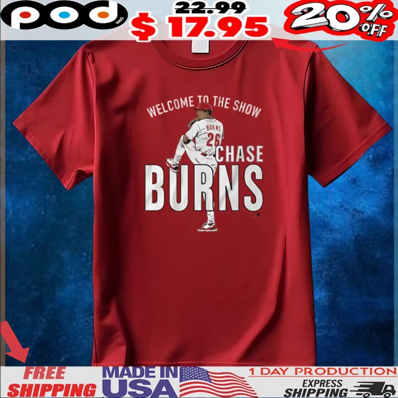 Chase Burns Welcome to the Show Pose T Shirt