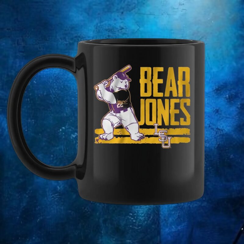 LSU Baseball Jared Jones Bear T Shirt