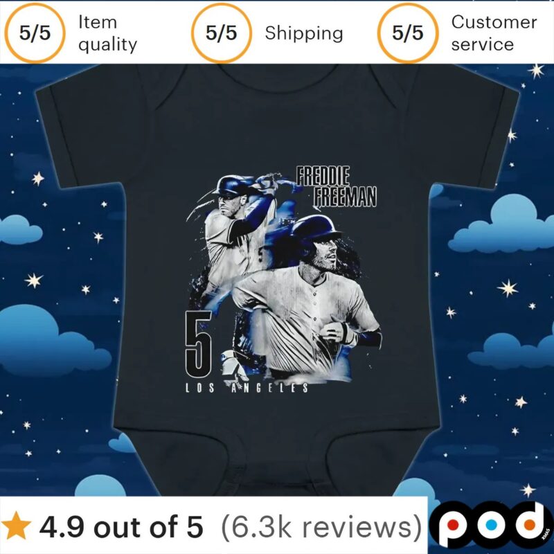 Freddie Freeman Los Angeles Dodgers grunge t shirt