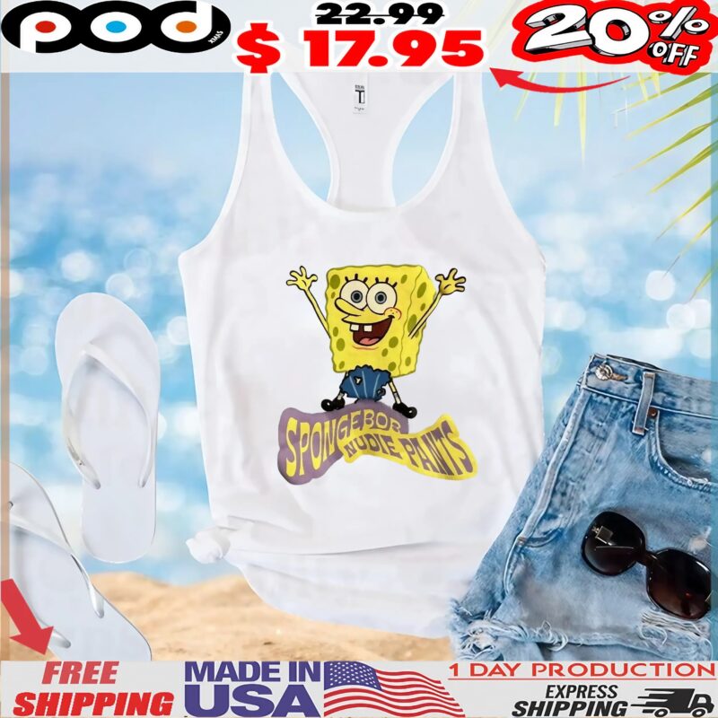 Spongebob Nudie Pants Happy T Shirt