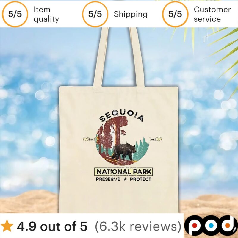 California National Park Sequoia t shirt