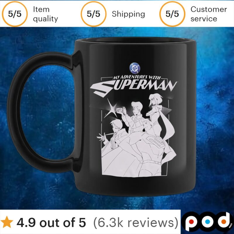 DC Comics My Adventures With Superman Group T Shirt