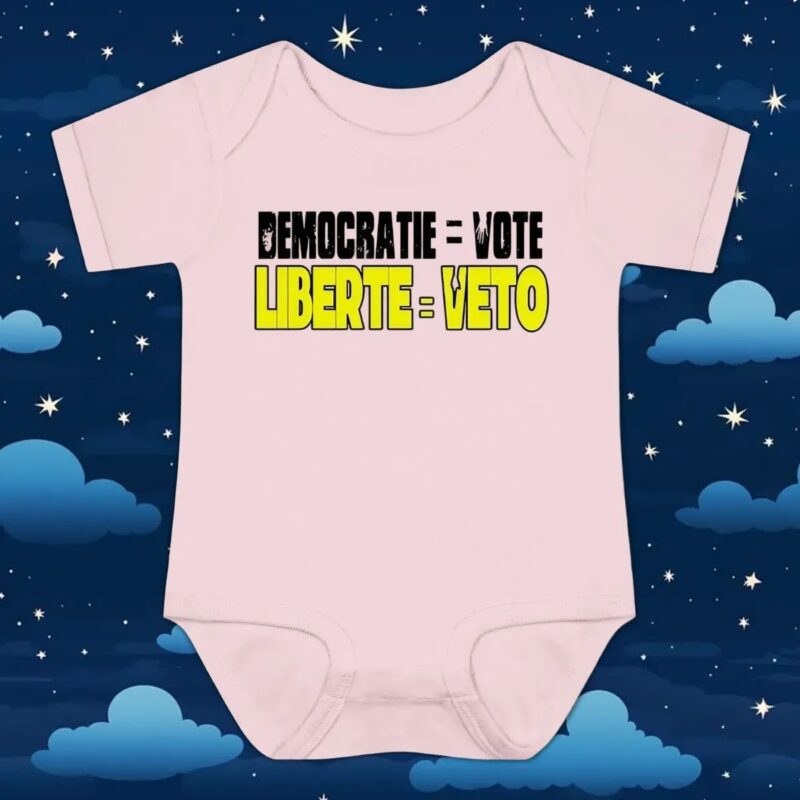 Democratie vote liberte veto t shirt
