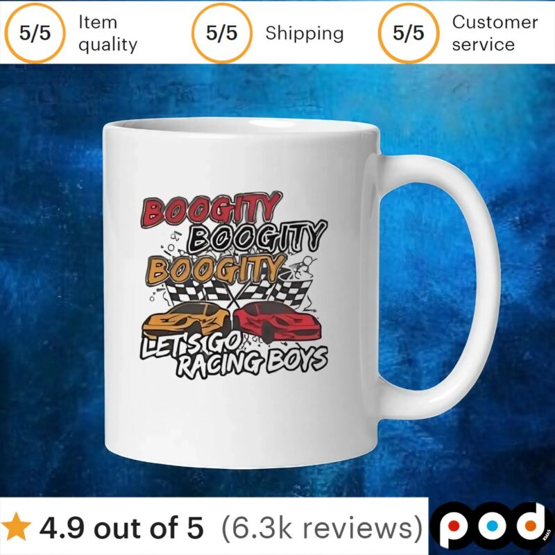 Boogity let’s go racing boys t shirt