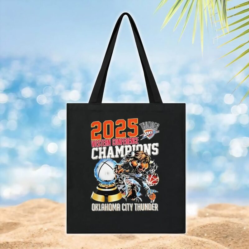 Western Conference Champions Oklahoma City Thunder NBA 2025 T Shirt