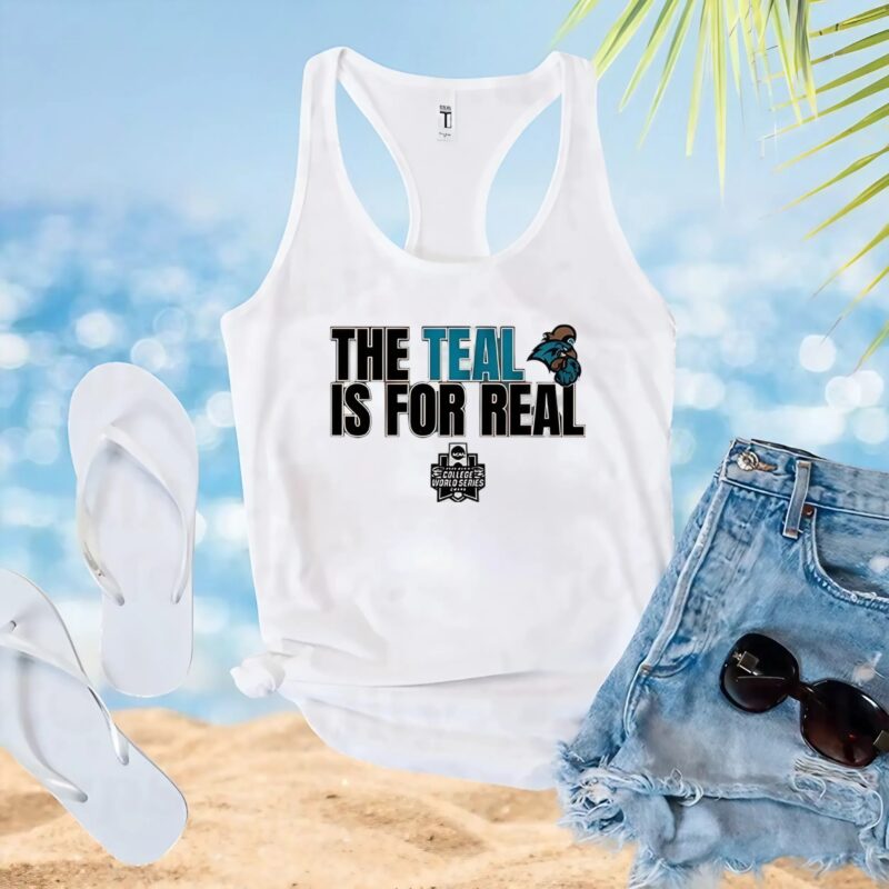 Coastal Carolina Chanticleers baseball the teal is for real t shirt