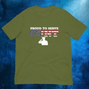 Proud To Serve Cunt American Flag Shirt
