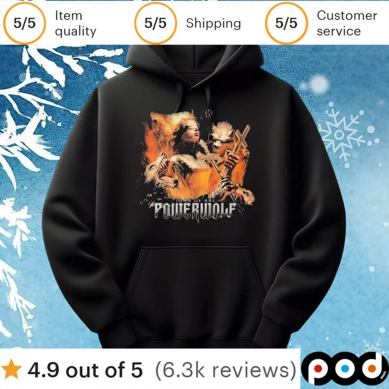 Powerwolf The Story Of Joan Of Arc New Video From Latest Album Wake Up The Wicked T Shirt