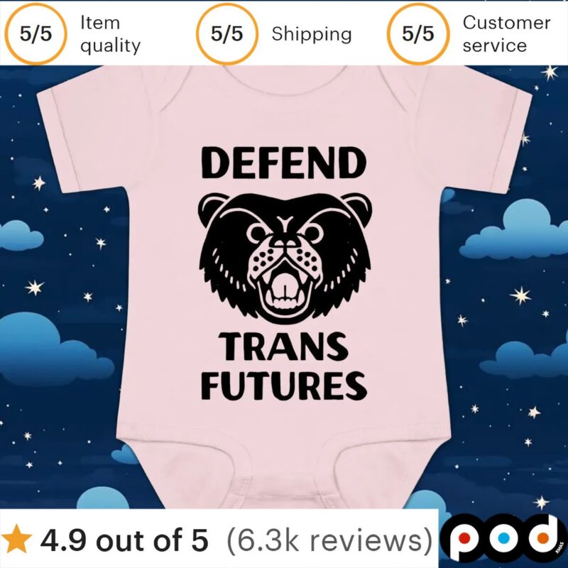 Bear defend trans futures t shirt