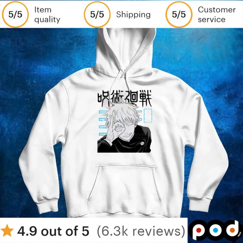 Gojo Satoru Jujutsu Kaisen Otaku Harajuku Man T Shirts Tees T Shirt