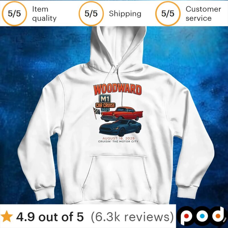 2025 Woodward M1 Car Cruise t shirt