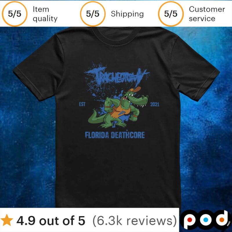 Tracheotomy Deathcore Hardcore Florida Emo Death Metal T Shirt