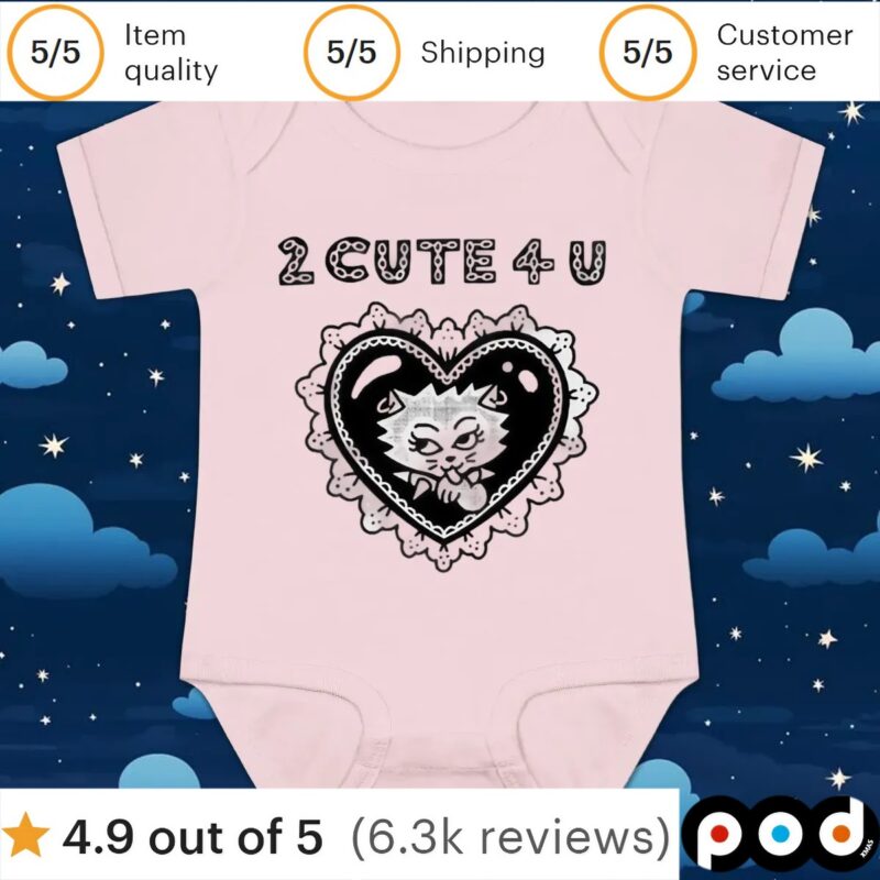 Aidabloom 2 Cute 4 U heart t shirt