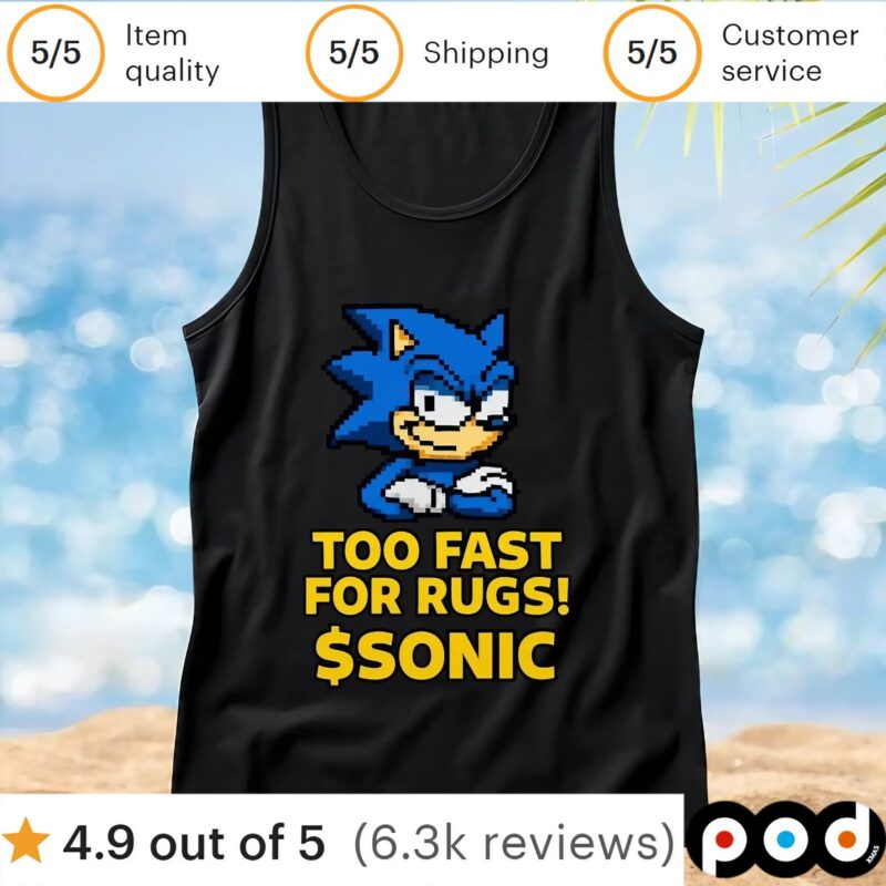 Too Fast For Rugs Sonic The Hedgehog T Shirt Too Fast For Rugs Sonic The Hedgehog T Shirt