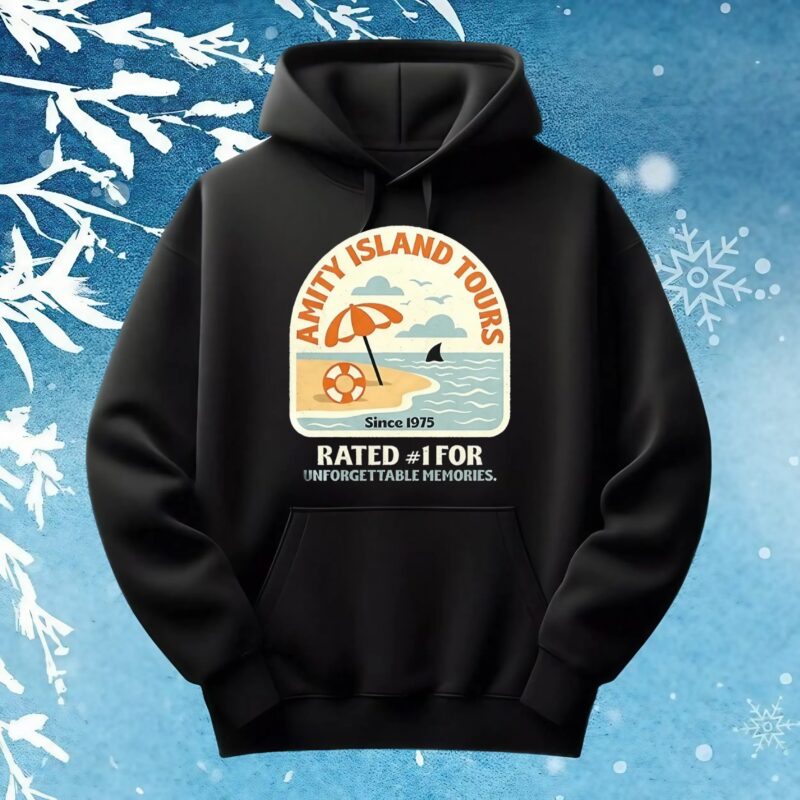 JAWS Amity Island Tours rated 1 for unforgettable memories t shirt