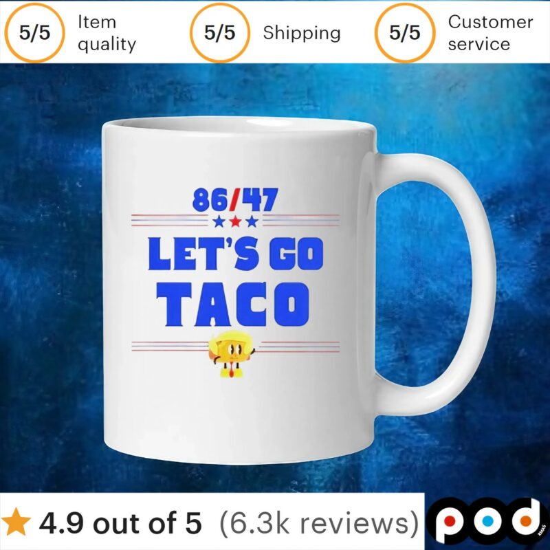 86 47 let’s go taco t shirt