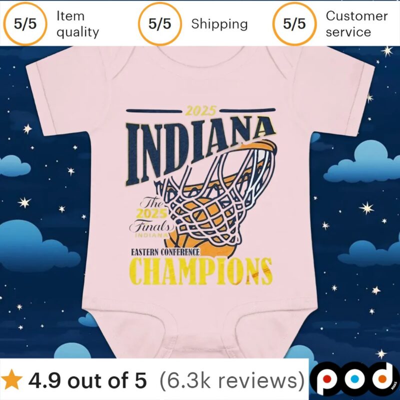 2025 Indiana The Finals Eastern Conference Champions t shirt