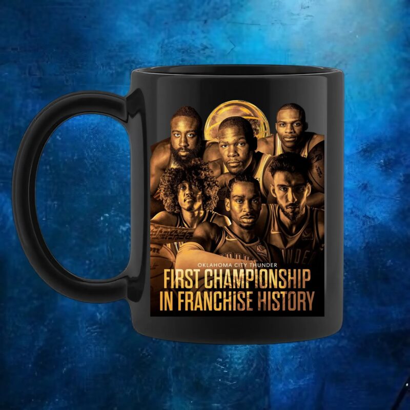 Congrats Oklahoma City Thunder First Championship In Franchise History Nba Finals 2025 T Shirt