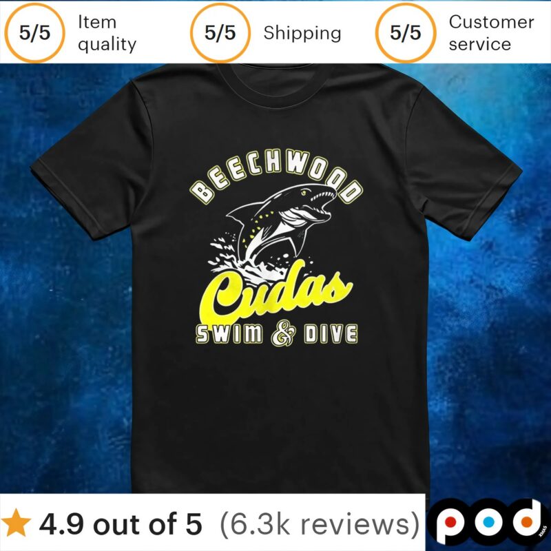 Beechwood cudas swim and dive fish t shirt