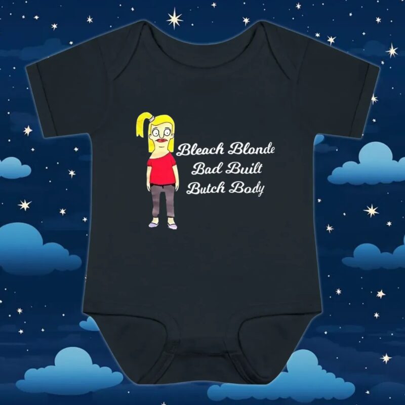 Tammy Larsen bleach blonde bad built butch body t shirt