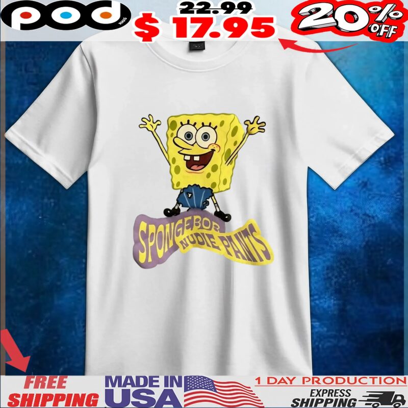 Spongebob Nudie Pants Happy T Shirt