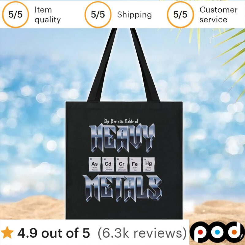 Heavy Metals Periodic Table T Shirt