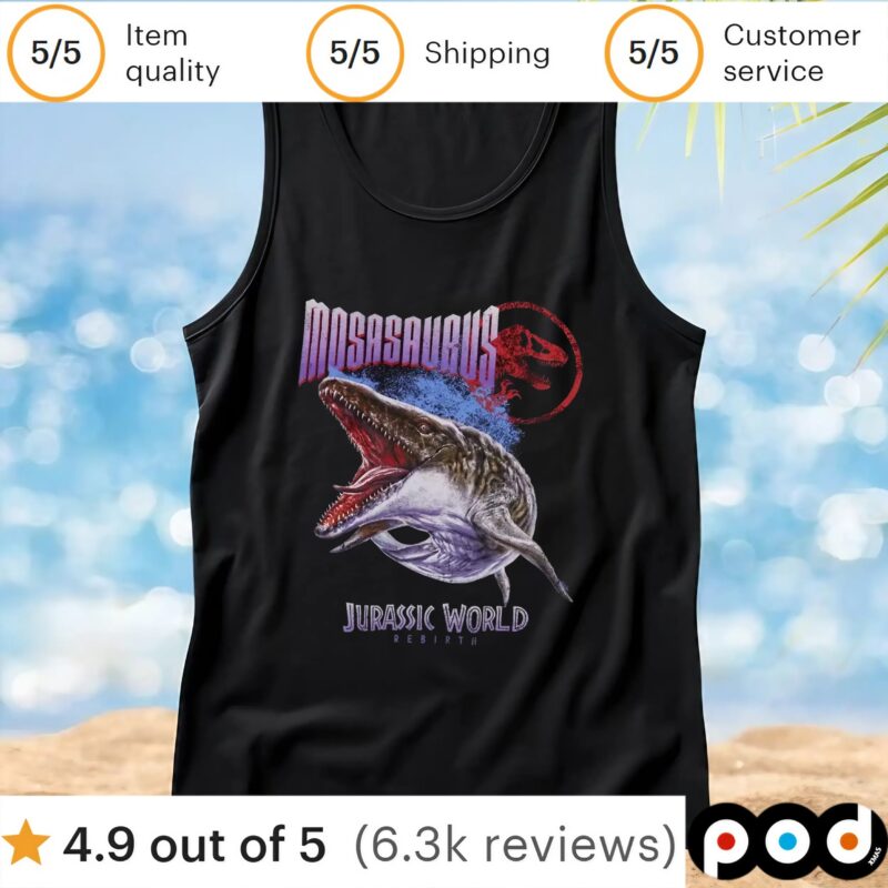 Jurassic World Rebirth Mosasaurus T Shirt
