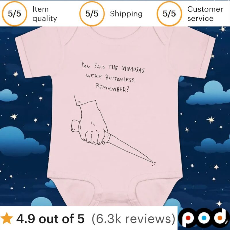 Bottomless mimosas you said the mimosas were bottomless remember t shirt