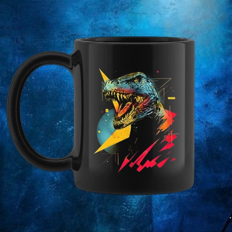 Synthwave Tyrannosaurus Rex Synthosaurus Rex t shirt